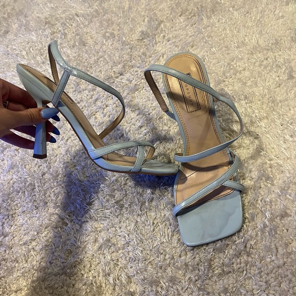 Topshop Shoes - Baby blue heels